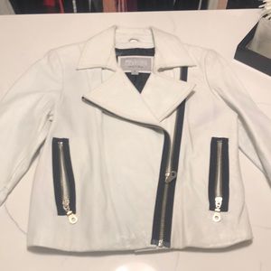 Wilson’s leather jacket - white